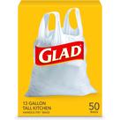Sacos de lixo Glad Tall Kitchen Handle-tie 13L 50 unidades