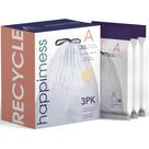 Sacos de lixo happimess HPM3000A-CLEAR 30L, 60 unidades, 3 pacotes