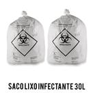 Sacos de lixo Infectantes 30L - Ap.Anvisa -C/100 unidades - Kit com 02 pacotes