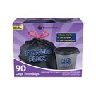 Sacos de lixo Mark Power Flex 125L 90 ct
