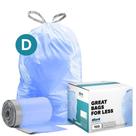 Sacos de lixo Plasticplace simplehuman Code D 20L 100 unidades