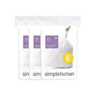 Sacos de lixo simplehuman Code E 20L/5,3 galões (60 unidades)