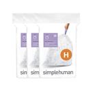 Sacos de lixo simplehuman Code H 30-35L/8-9,2 galões 60 Ct