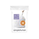 Sacos de lixo simplehuman Code H Custom Fit 30-35L 20 unidades