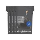 Sacos de lixo simplehuman Code J 30-45L/8-12 galões 80 unidades
