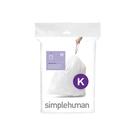 Sacos de lixo simplehuman Code K Custom Fit 35-45L 20 forros