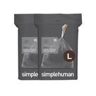 Sacos de lixo simplehuman Code L 18L/4,7 galões (40 unidades)