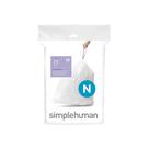 Sacos de lixo simplehuman Code N Custom Fit 45-50L, 20 unidades
