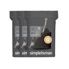 Sacos de lixo simplehuman Code Q 60 unidades 50-65 l/13-17 galões