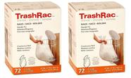 Sacos de lixo Sunbeam Trashrac 5L 0,7 mil com alça de amarração 144 quilates