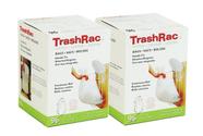 Sacos de lixo TrashRac 3L Handle Tie White 192 sacos, pacote com 2 Sacos de lixo TrashRac 3L Handle Tie White 192 sacos, pacote com 2