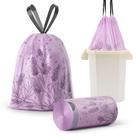 Sacos de lixo VOK 4 galões com cordão lavanda 50 unidades