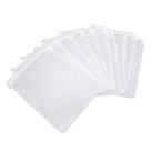 Sacos de malha de filtro de aquário Pssopp 10 unidades de nylon com zíper 23x33cm