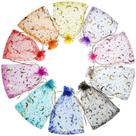 Sacos de organza Meanplan 200 unidades Moon Stars 10 x 15 cm