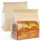 Sacos de pão de padaria Ocmoiy 50 unidades de massa fermentada resselável 22x11x28cm