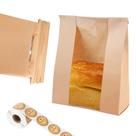 Sacos de pão Dualshine 100 unidades para massa fermentada de pão caseira Sacos de pão Dualshine 100 unidades para massa fermentada de pão caseira
