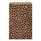 Sacos de papel Ikee Design 200 peças de 15 x 23 cm com padrão de leopardo