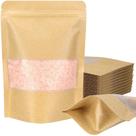 Sacos de papel Kraft Blisstime Stand Up Pouch, pacote com 100 unidades, 14x20cm