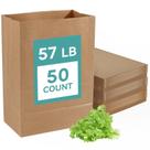 Sacos de papel MUCHII Kraft 26 kg 50 unidades grandes marrons Sacos de papel MUCHII Kraft 26 kg 50 unidades grandes marrons