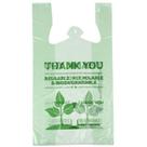 Sacos de plástico DAMASK HUT Thank You Green Camiseta 12x22cm 500 unidades
