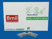 Sacos de plástico Remhumhai Small Mini para joias, pílulas e lanches