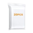 Sacos de plástico Zip Poly Lock 14x20cm, 4 mil - pacote com 20