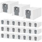 Sacos de pó, pacote de 24 litros, para Roborock Qrevo Robot Vacuum QV 35A
