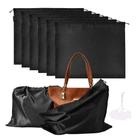 Sacos de Pó para Bolsas - Pacote com 6 Sacos de Seda Preta