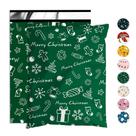 Sacos de poliéster de Natal Jowlroel 30x39 cm 50 unidades impermeáveis Sacos de poliéster de Natal Jowlroel 30x39 cm 50 unidades impermeáveis