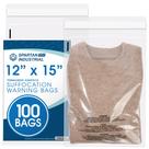Sacos de poliéster Spartan Industrial 12 x 15 cm (100 unidades) Self Seal