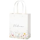 Sacos de presente Crisky Wildflower Welcome, pacote de 25, 25x20x10cm