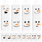 Sacos de presente de Natal FOGWOWO Christmas Snowman 48 unidades