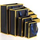 Sacos de presente de Natal Perkoop Kraft Paper, pacote 40, 4 tamanhos