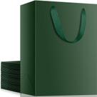 Sacos de presente de papel EUSOAR, 20 unidades, verdes, 20x10x28 cm, médios