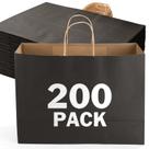 Sacos de presente de papel XPCARE, pacote com 200 unidades, 40x15x30cm, Kraft