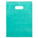 Sacos de presente de plástico Choice Marts 100 Teal com alças 12x15cm Sacos de presente de plástico Choice Marts 100 Teal com alças 12x15cm