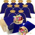 Sacos de presente de veludo Frienda, 30 unidades, 15 x 12 cm, cordão