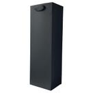 Sacos de presente de vinho HANSWARE, pacote com 12, papel preto, 12x9x35 cm