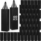 Sacos de presente de vinho Windyun 100 unidades reutilizáveis 35x9x10cm com alça