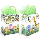 Sacos de presente DjinnGlory Jungle Safari Woodland Animal, pacote com 36 Sacos de presente DjinnGlory Jungle Safari Woodland Animal, pacote com 36