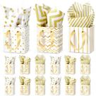 Sacos de presente DOYIDE Small, 30 peças com alças, papel de 11 x 7 x 11,5 cm