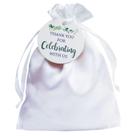 Sacos de presente GUIFIER Satin Drawstring 30 peças 13x18 cm brancos Sacos de presente GUIFIER Satin Drawstring 30 peças 13x18 cm brancos