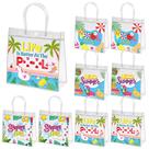 Sacos de presente H1vojoxo com tema de verão, piscina, festa na praia, 24 unidades Sacos de presente H1vojoxo com tema de verão, piscina, festa na praia, 24 unidades