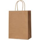 Sacos de presente METAPRINT, papel pardo, 100 unidades, 22x11,5 x 27,5 cm