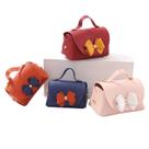 Sacos de presente Mini PU Leather Bowknot com alças, 10 unidades