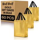 Sacos de presente Nush Nush Set 60 Gold Reutilizáveis 20x10x25 cm
