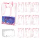 Sacos de presente Philbinden Clear Plastic, pacote com 15, 7x10x8cm com fita Sacos de presente Philbinden Clear Plastic, pacote com 15, 7x10x8cm com fita