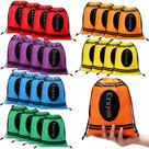 Sacos de presente Sweetude Back to School Crayon Drawstring 24 unidades Sacos de presente Sweetude Back to School Crayon Drawstring 24 unidades