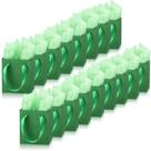 Sacos de presente Tenare 12 peças de mini papel verde 10x7x11 cm