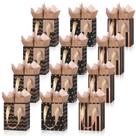 Sacos de presente Tenare Mini Metallic Paper Bag Bulk 12 unidades